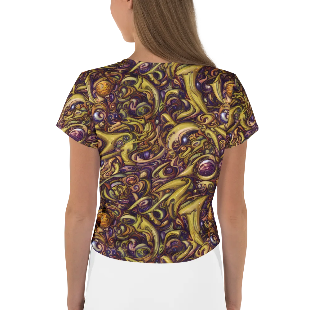 Molten Baroque on Crop Tee — Back
