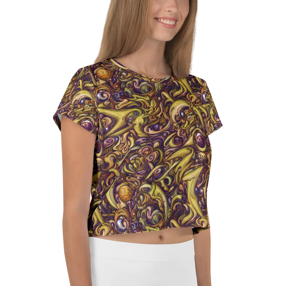 Molten Baroque on Crop Tee — Right
