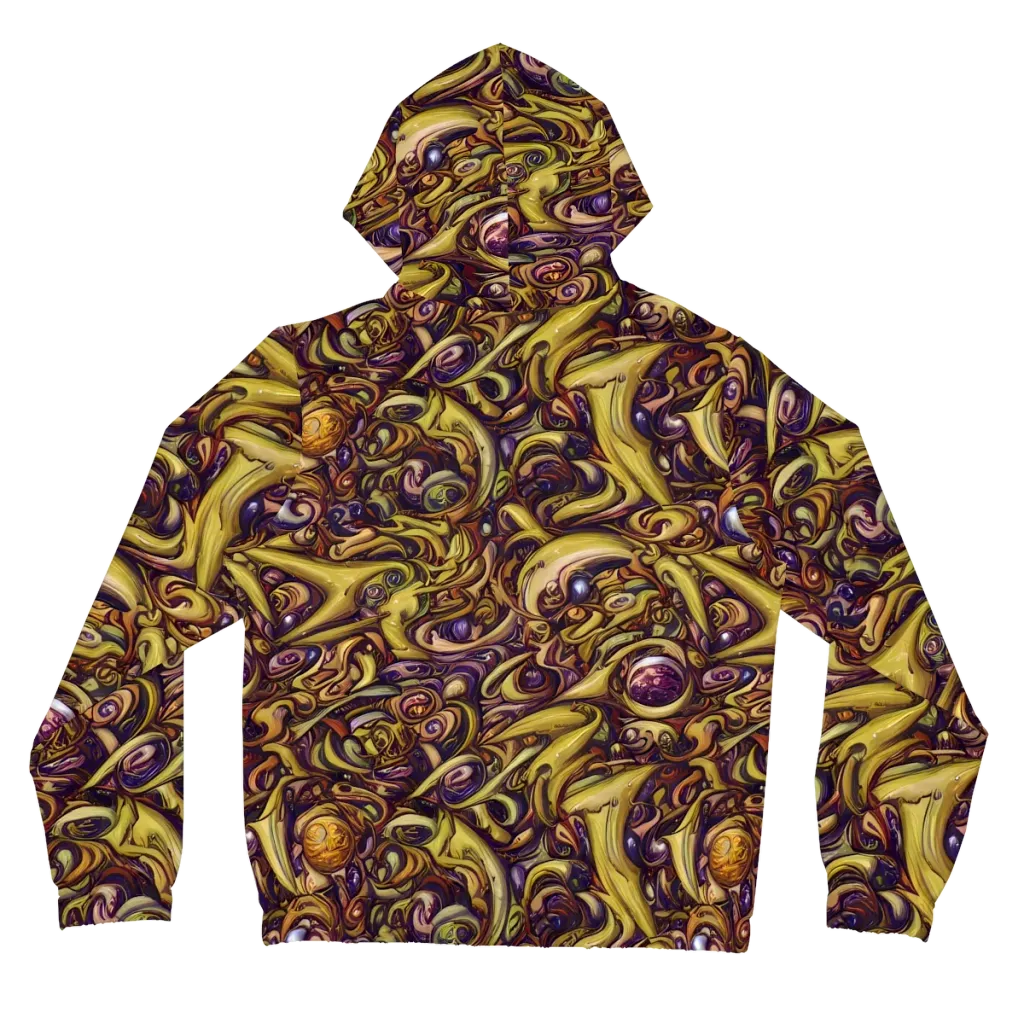 Molten Baroque on Women's Full-Zip Hoodie — Back