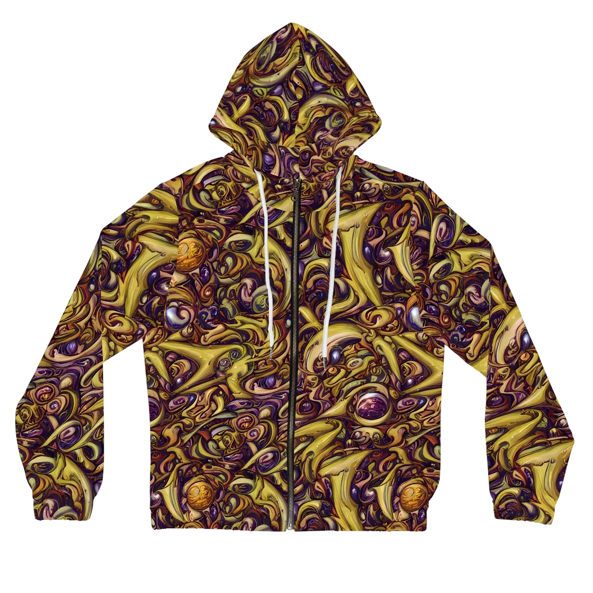 Molten Baroque on Women's Full-Zip Hoodie — Front