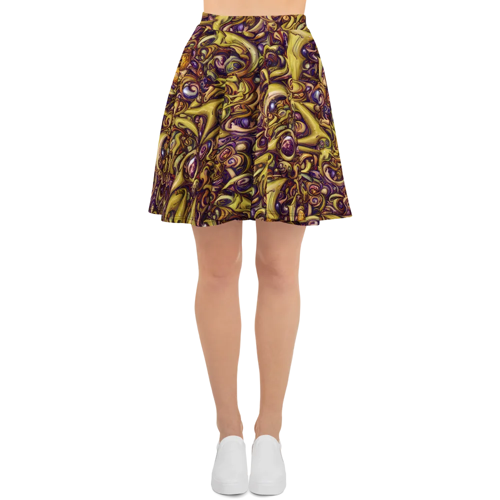 Molten Baroque on Skater Skirt — Front