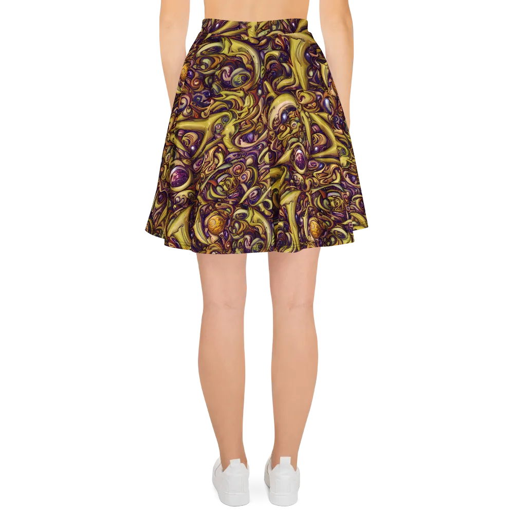 Molten Baroque on Skater Skirt — Back
