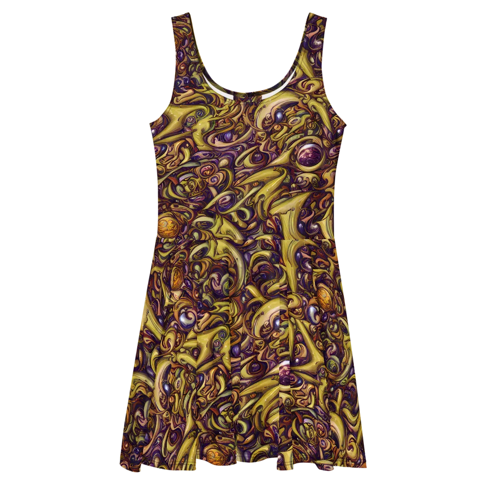 Molten Baroque on Skater Dress — Front
