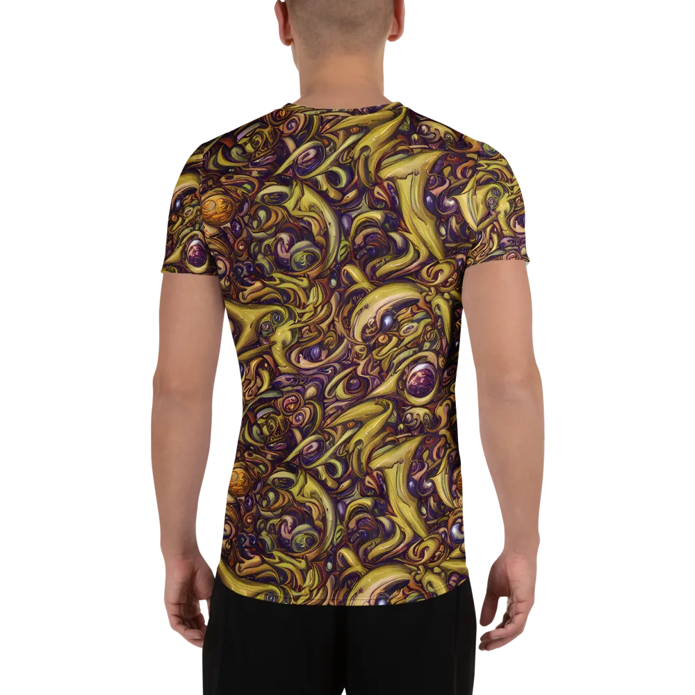 Molten Baroque on Men's Athletic T-Shirt — Back