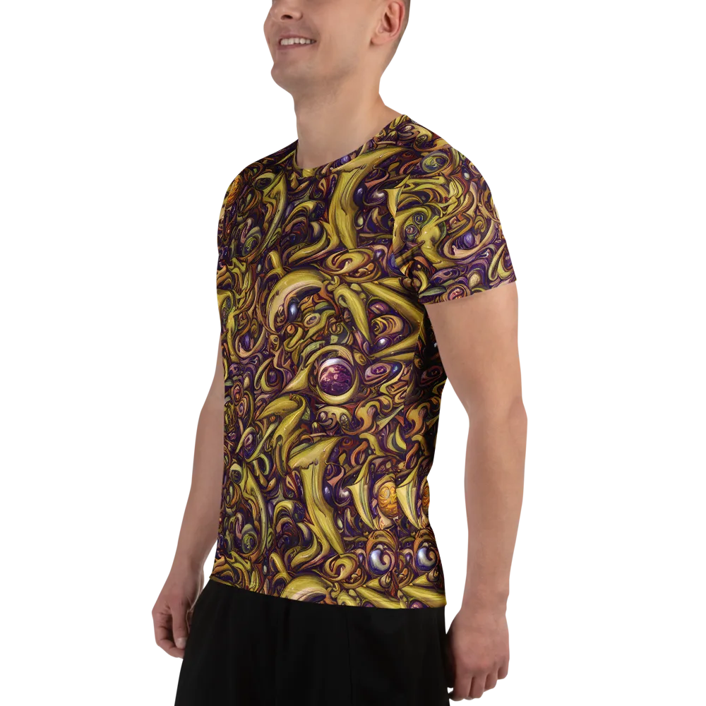 Molten Baroque on Men's Athletic T-Shirt — Left