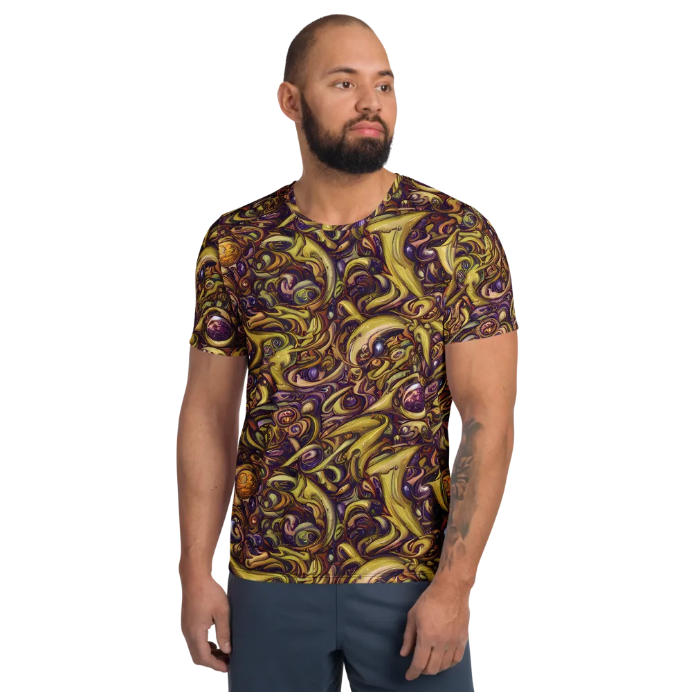 Molten Baroque on Men's Athletic T-Shirt — Front