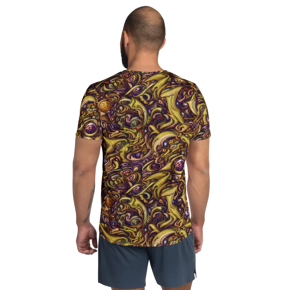 Molten Baroque on Men's Athletic T-Shirt — Back