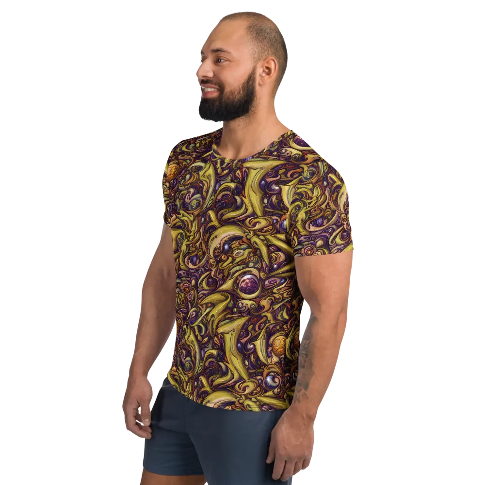 Molten Baroque on Men's Athletic T-Shirt — Left