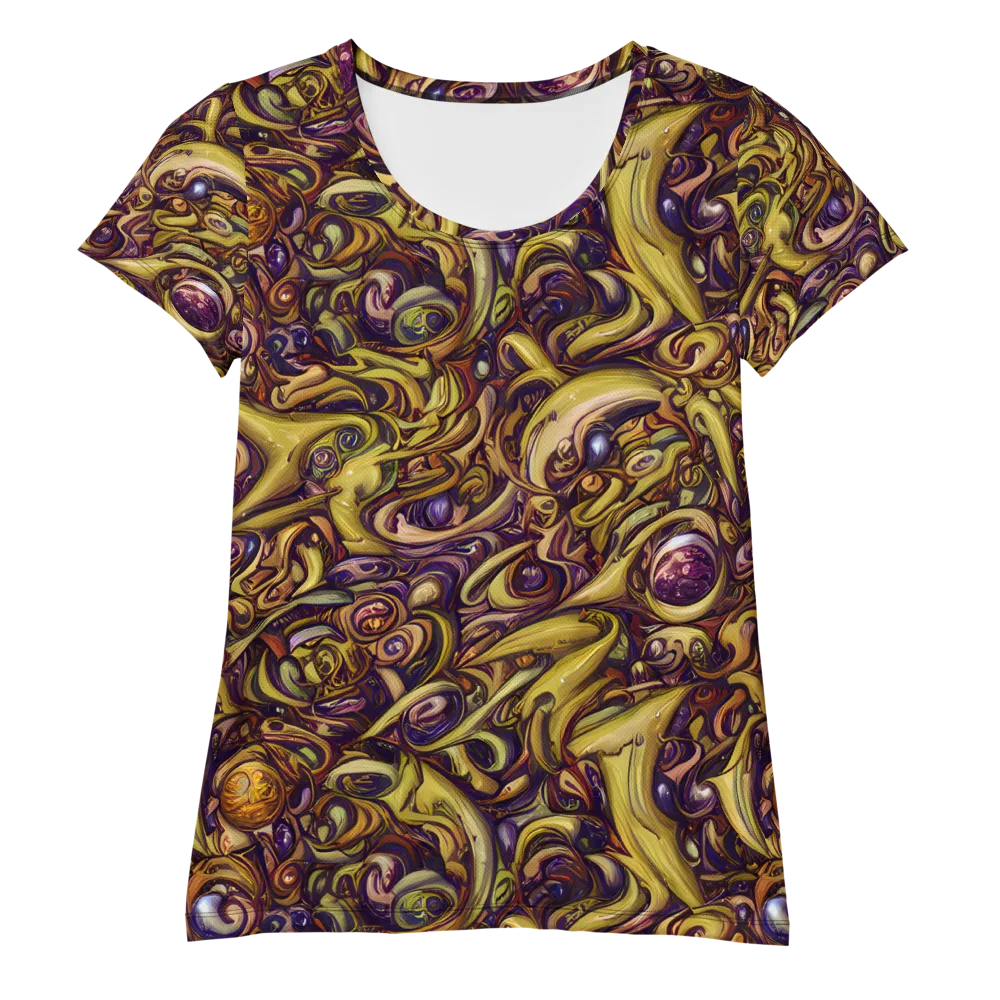Molten Baroque on Women's Athletic T-Shirt — Front