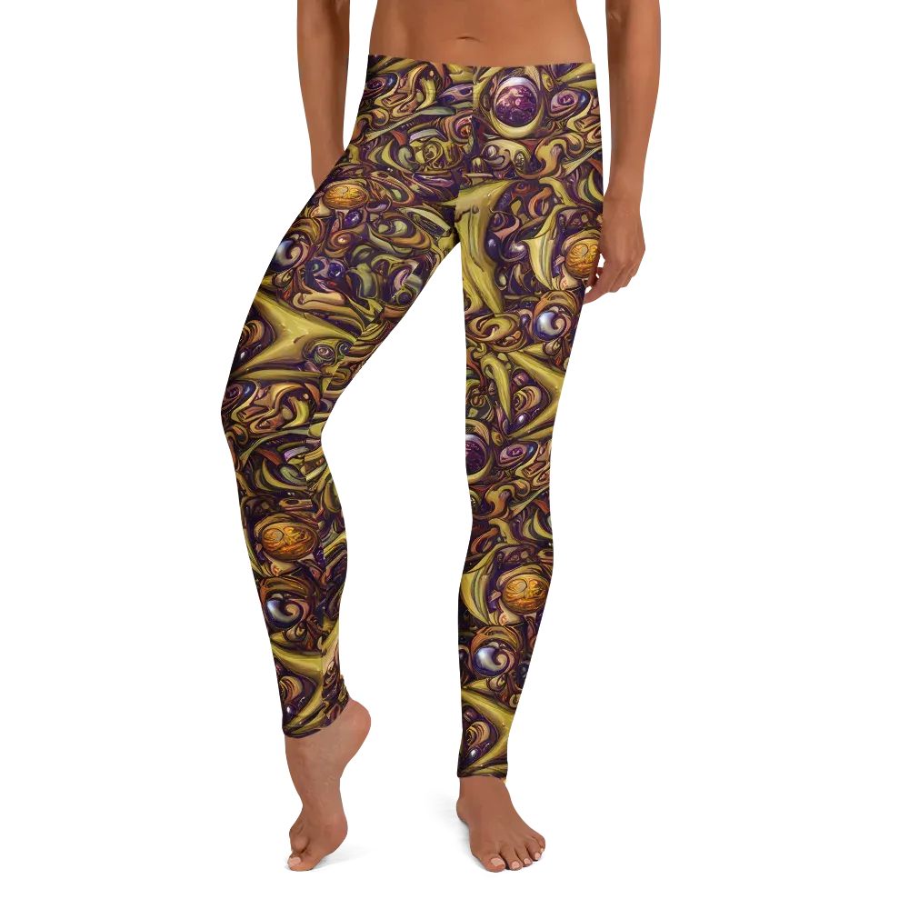 Molten Baroque on Leggings — Front