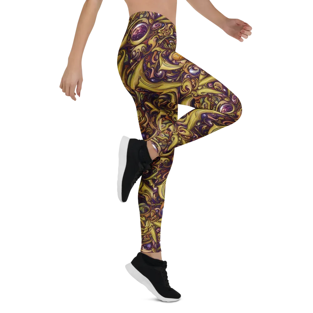 Molten Baroque on Leggings — Right