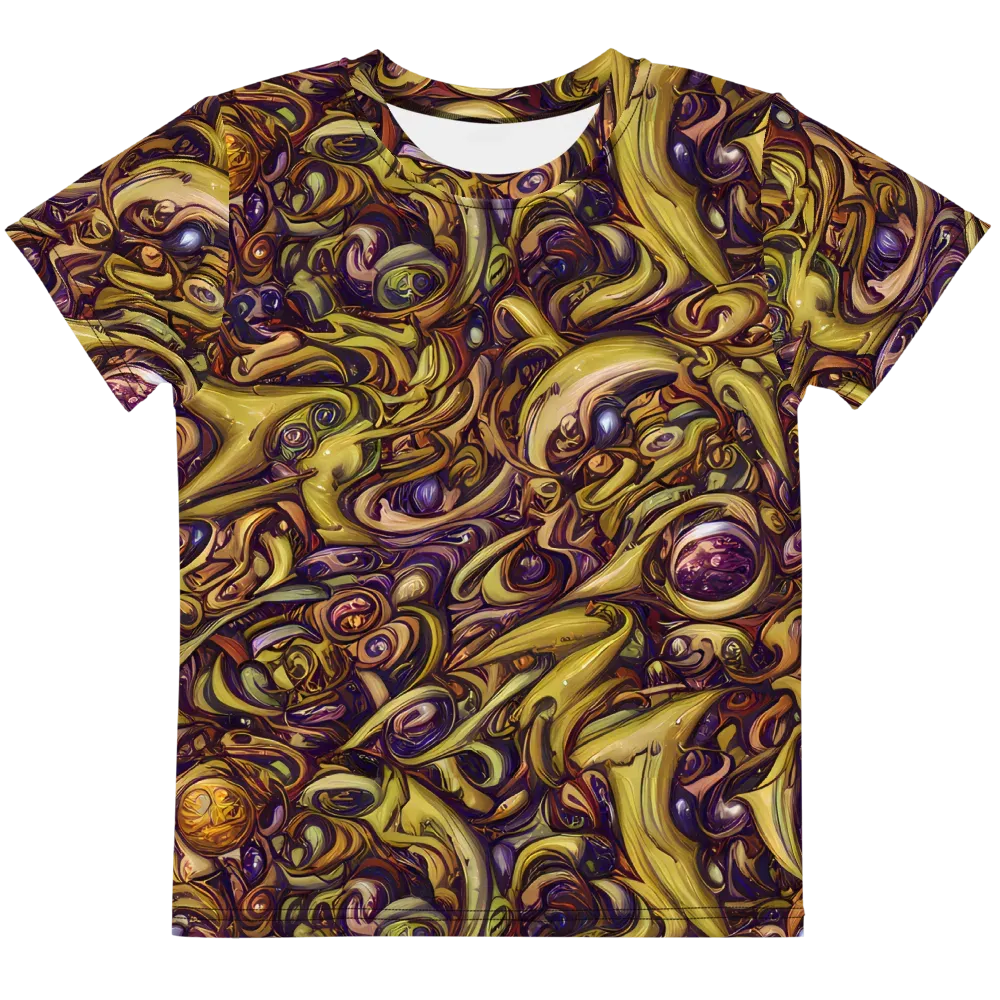 Molten Baroque on Kids Crew Neck T-Shirt — Front