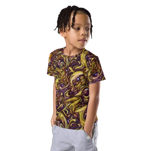 Molten Baroque on a Kids Crew Neck T-Shirt