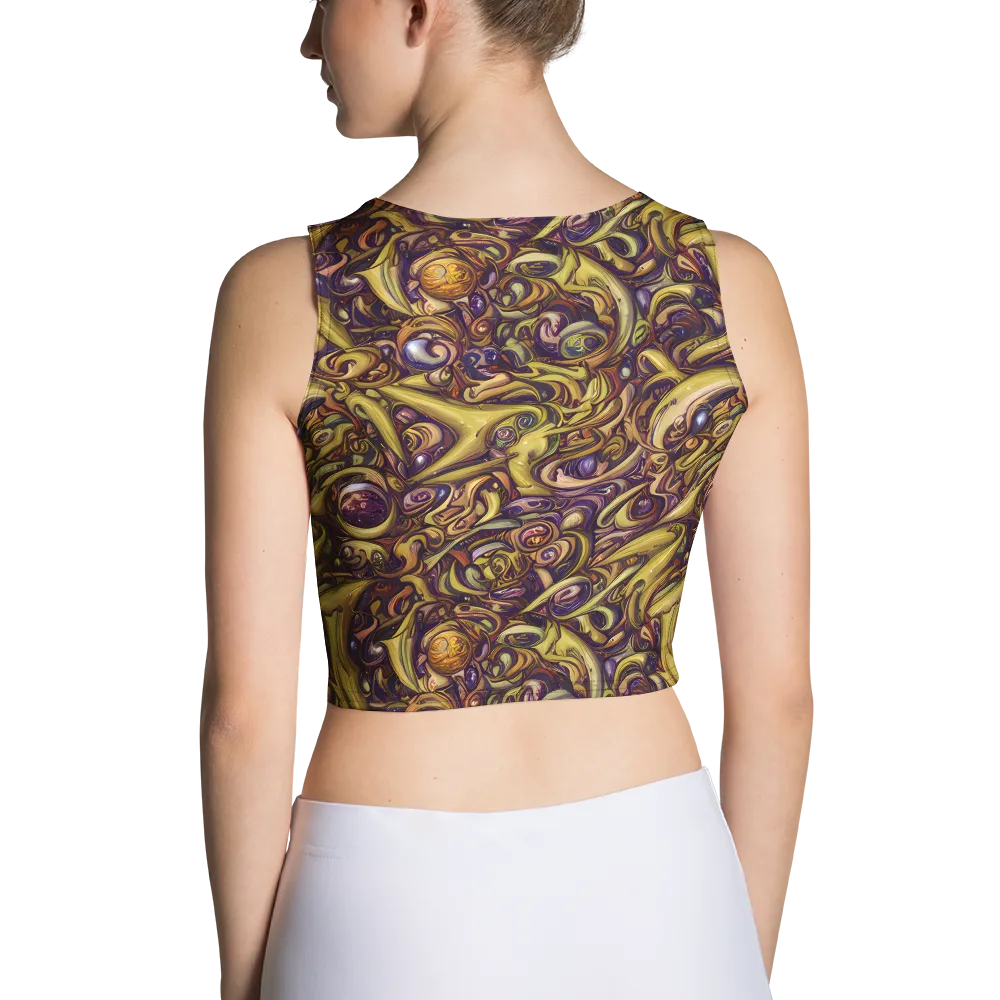 Molten Baroque on Crop Top — Back