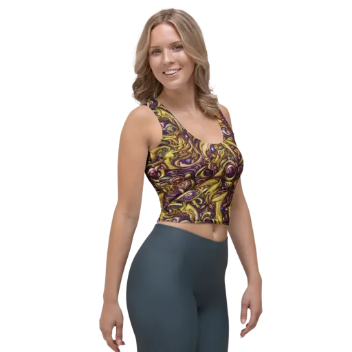 Molten Baroque on a Crop Top