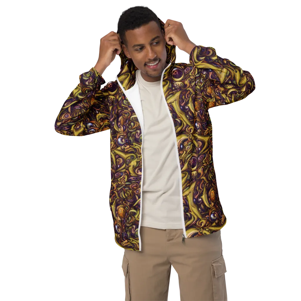Molten Baroque on Men's Windbreaker — Front