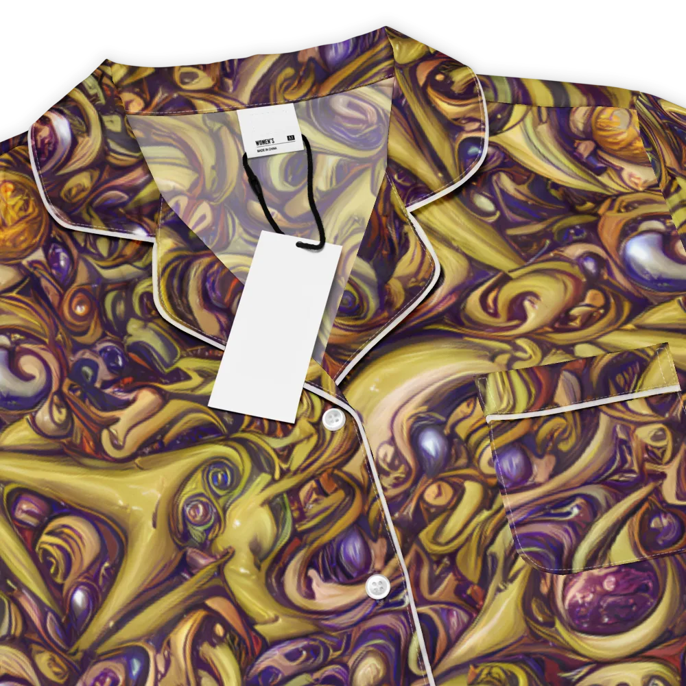 Molten Baroque on Women's Short Sleeve Pajama Top — Product details