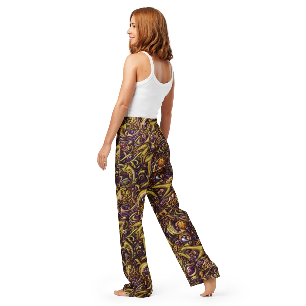 Molten Baroque on Women's Pajama Pants — Back