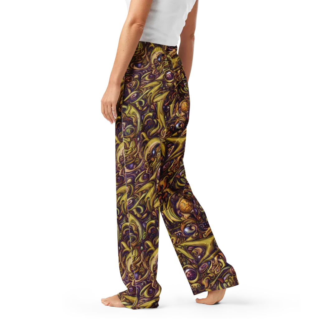 Molten Baroque on Women's Pajama Pants — Left
