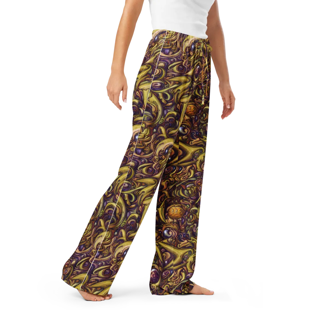 Molten Baroque on Women's Pajama Pants — Right Front