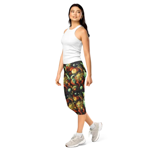 Midnight Mutants on a Capri Leggings