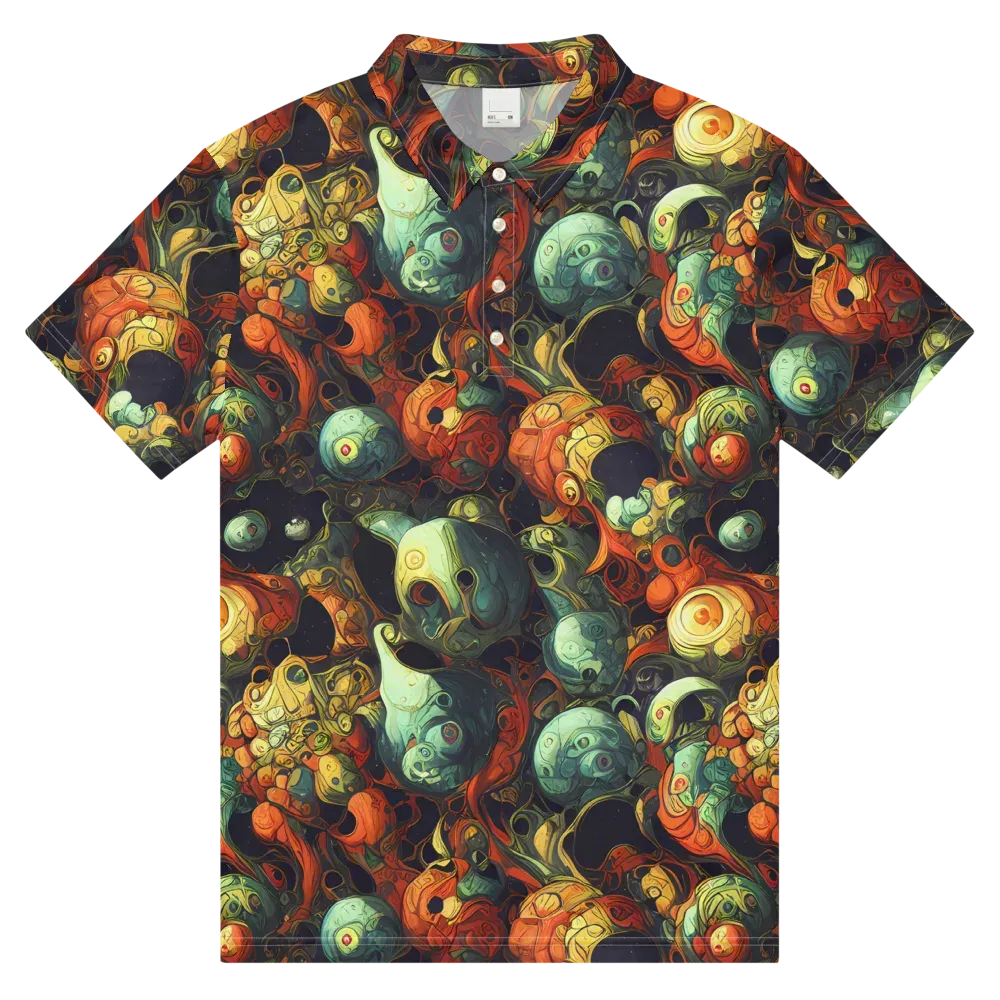 Midnight Mutants on Men's Slim Fit Polo Shirt — Front