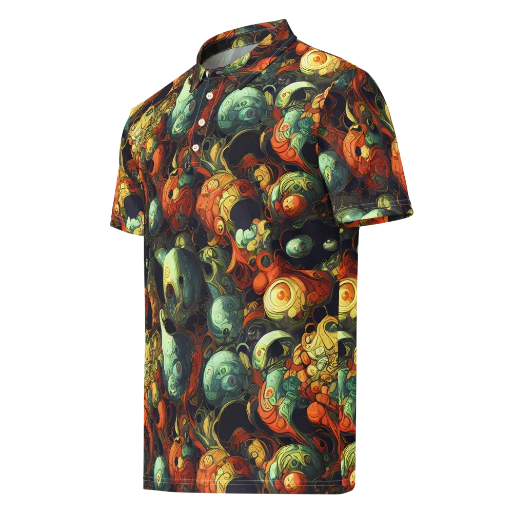 Midnight Mutants on Men's Slim Fit Polo Shirt — Left Front