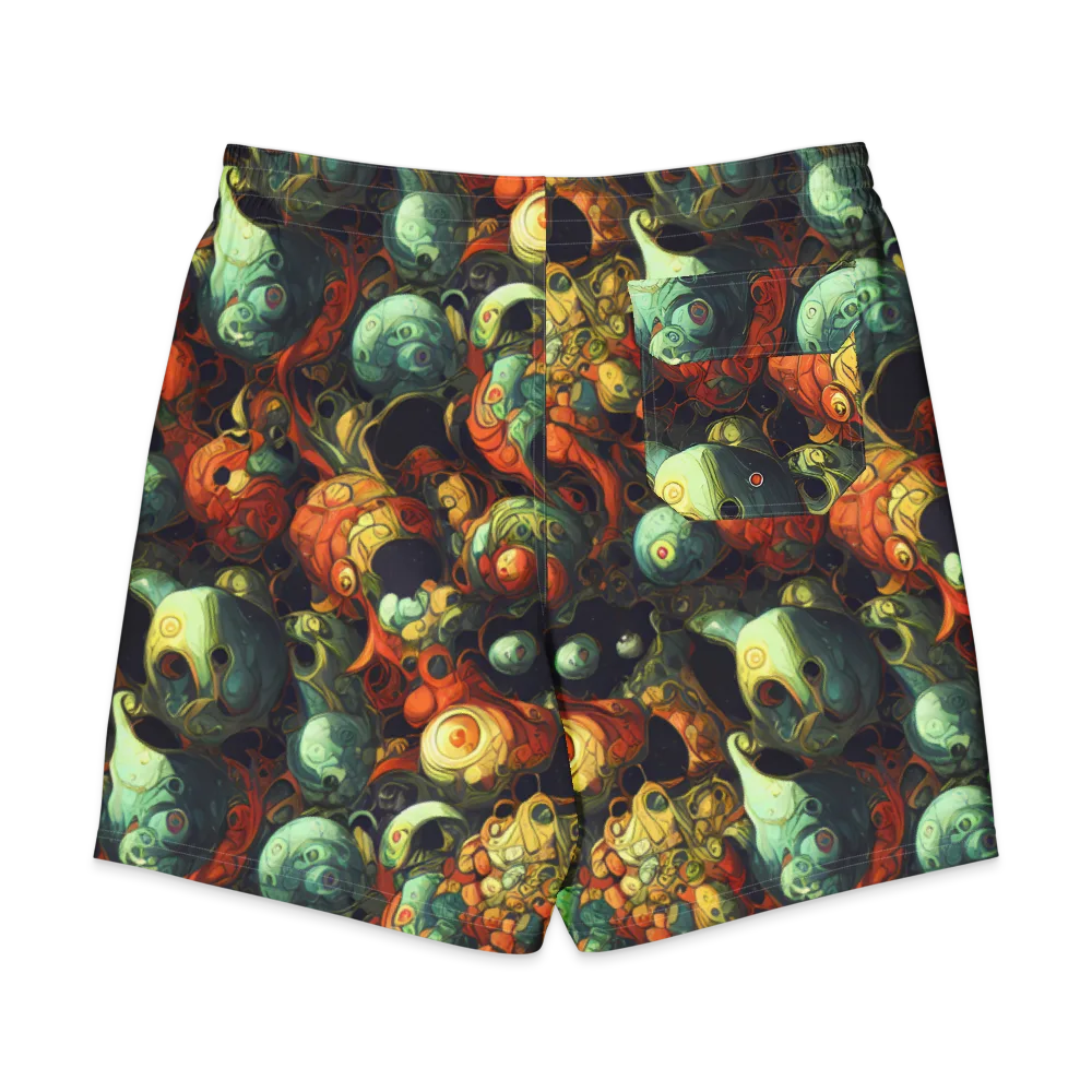 Midnight Mutants on Men's Board Shorts — Back