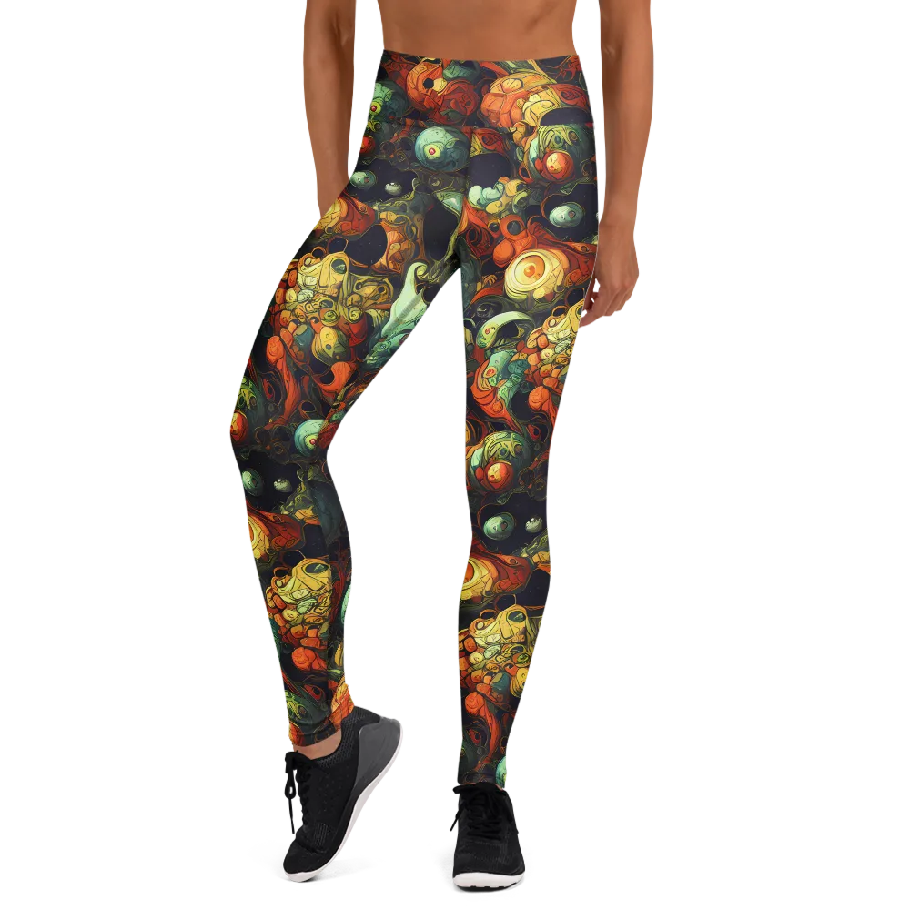 Midnight Mutants on Yoga Leggings — Front