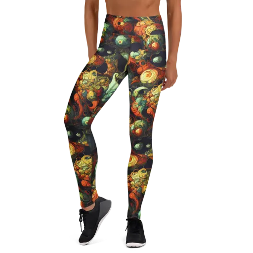 Midnight Mutants on a Yoga Leggings