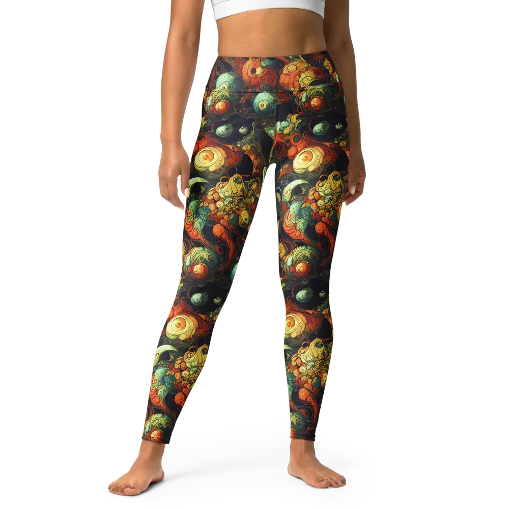 Midnight Mutants on Yoga Leggings — Front