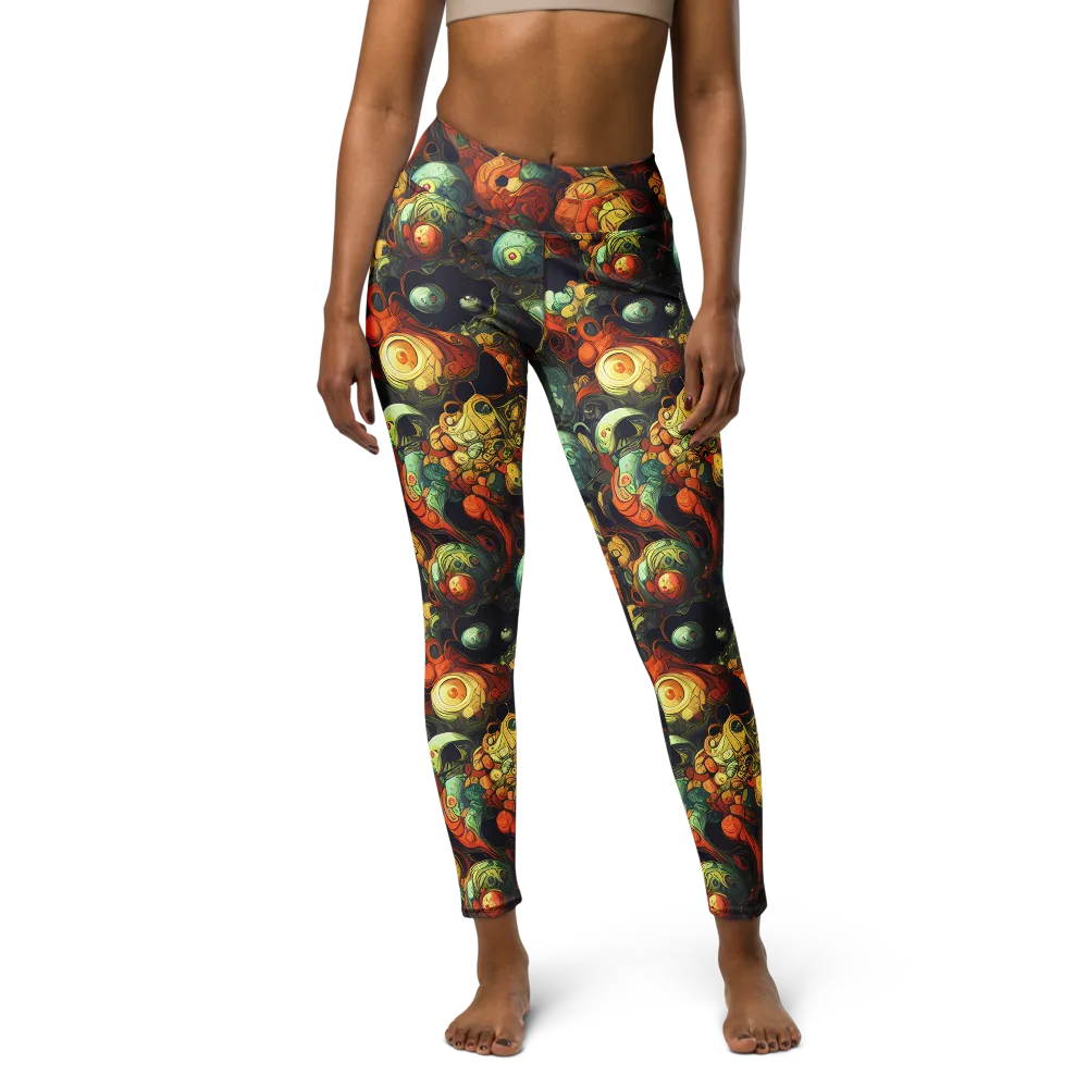 Midnight Mutants on Yoga Leggings — Front