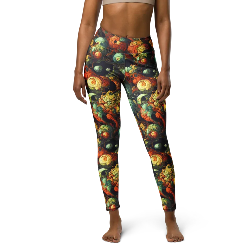 Midnight Mutants on Yoga Leggings — Front