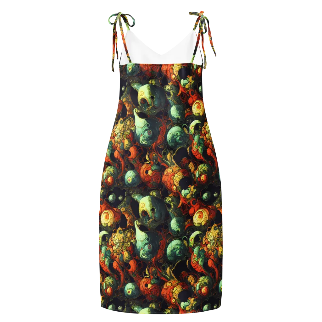 Midnight Mutants on Slip Dress — Back