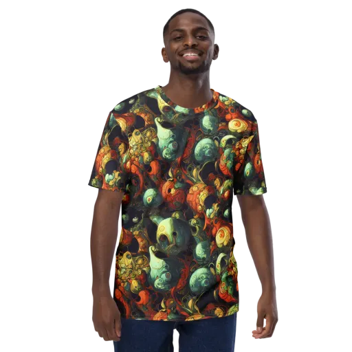 Midnight Mutants on a Men's Crew Neck T-Shirt
