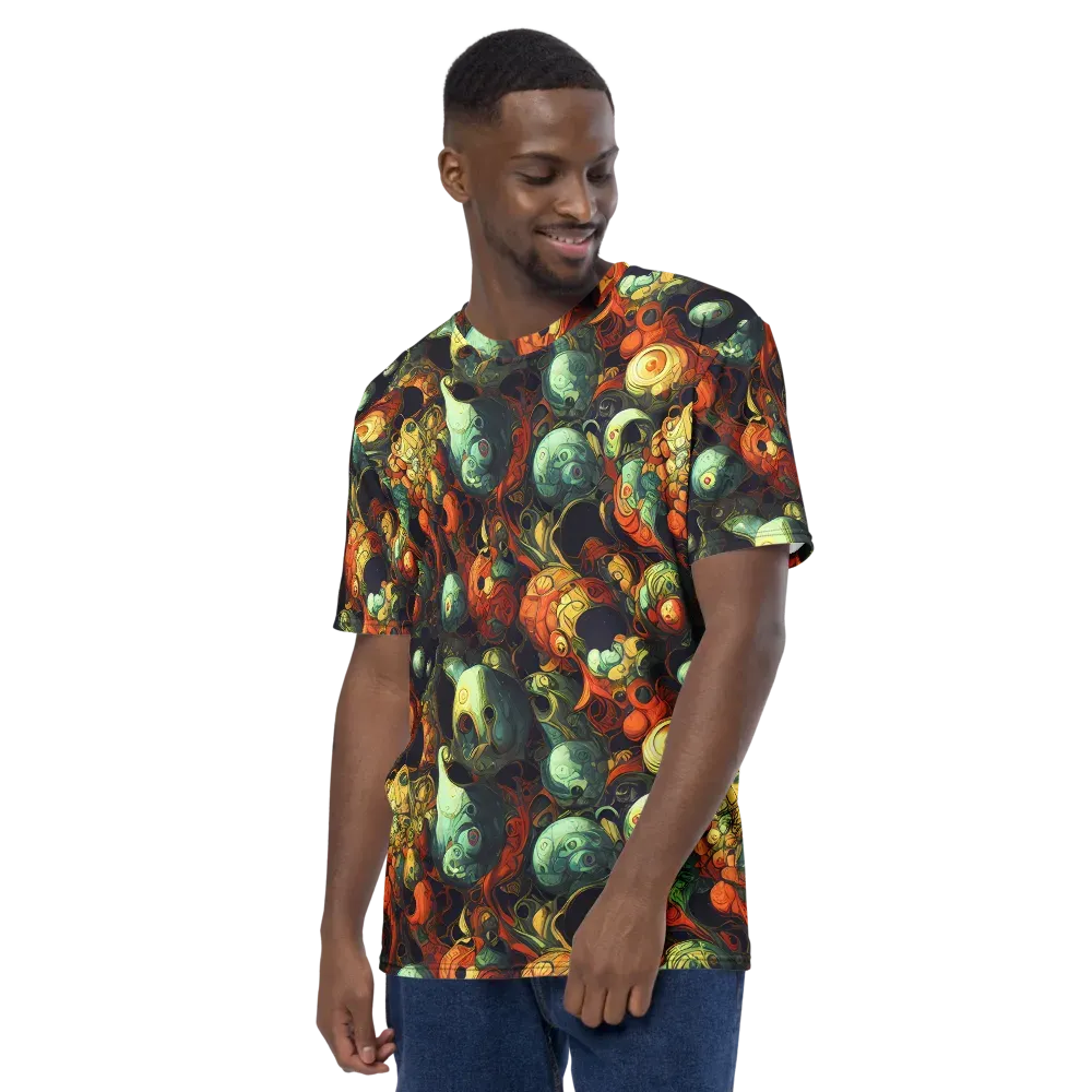 Midnight Mutants on Men's Crew Neck T-Shirt — Left