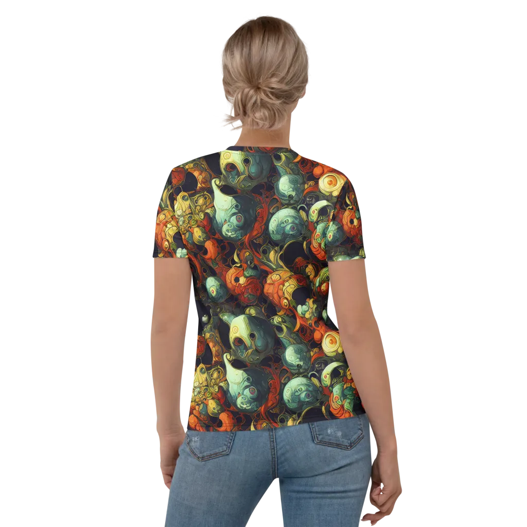 Midnight Mutants on Women's Crew Neck T-Shirt — Back