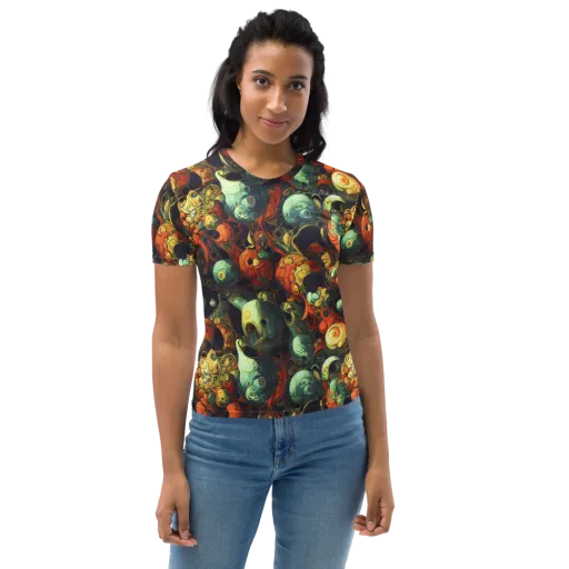 Midnight Mutants on a Women's Crew Neck T-Shirt