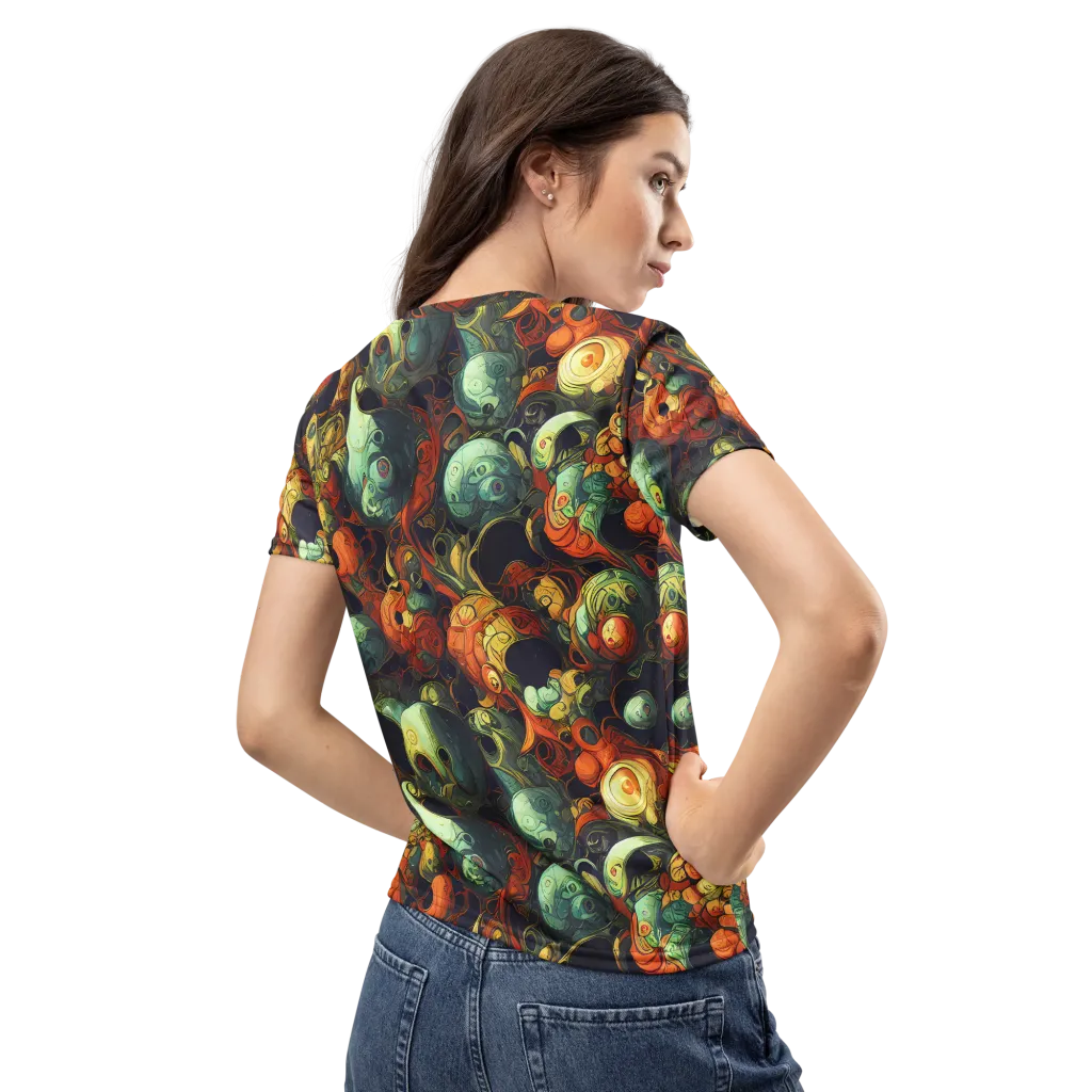 Midnight Mutants on Women's Crew Neck T-Shirt — Back