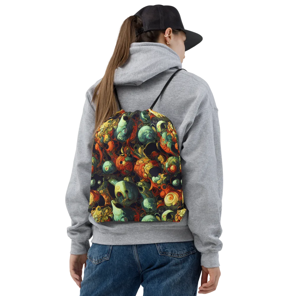 Midnight Mutants on Drawstring Bag — Front