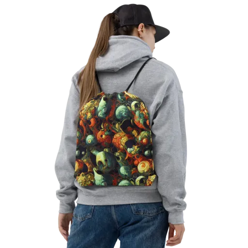 Midnight Mutants on a Drawstring Bag