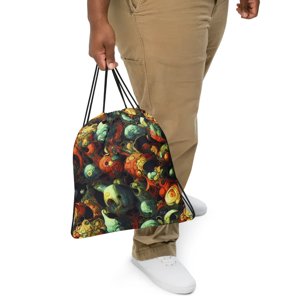 Midnight Mutants on Drawstring Bag — Front