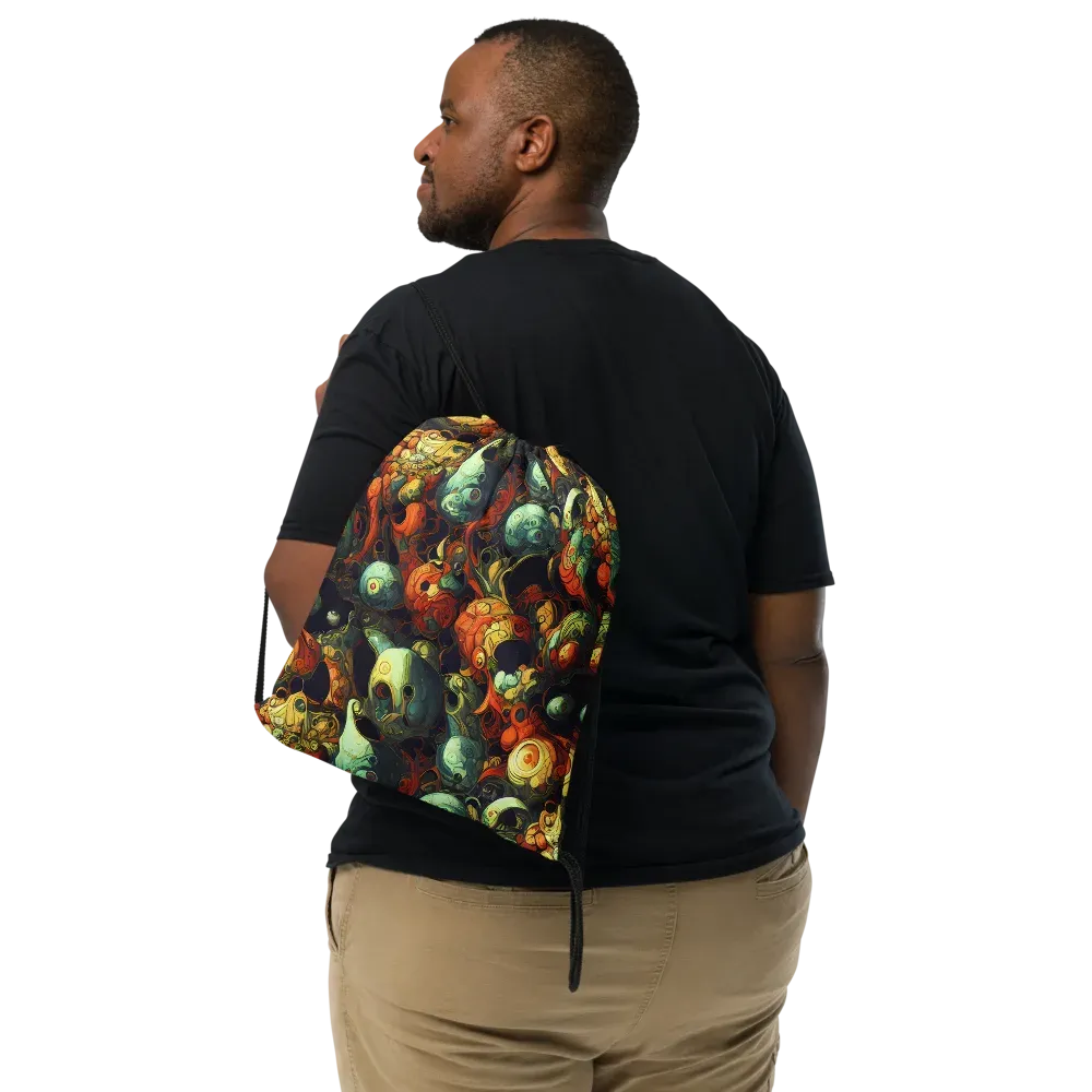 Midnight Mutants on Drawstring Bag — Front