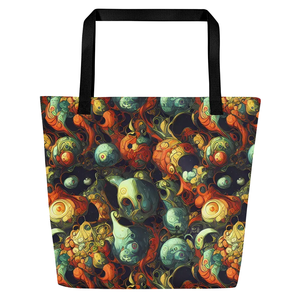 Midnight Mutants on Large Tote Bag W/ Pocket — Front