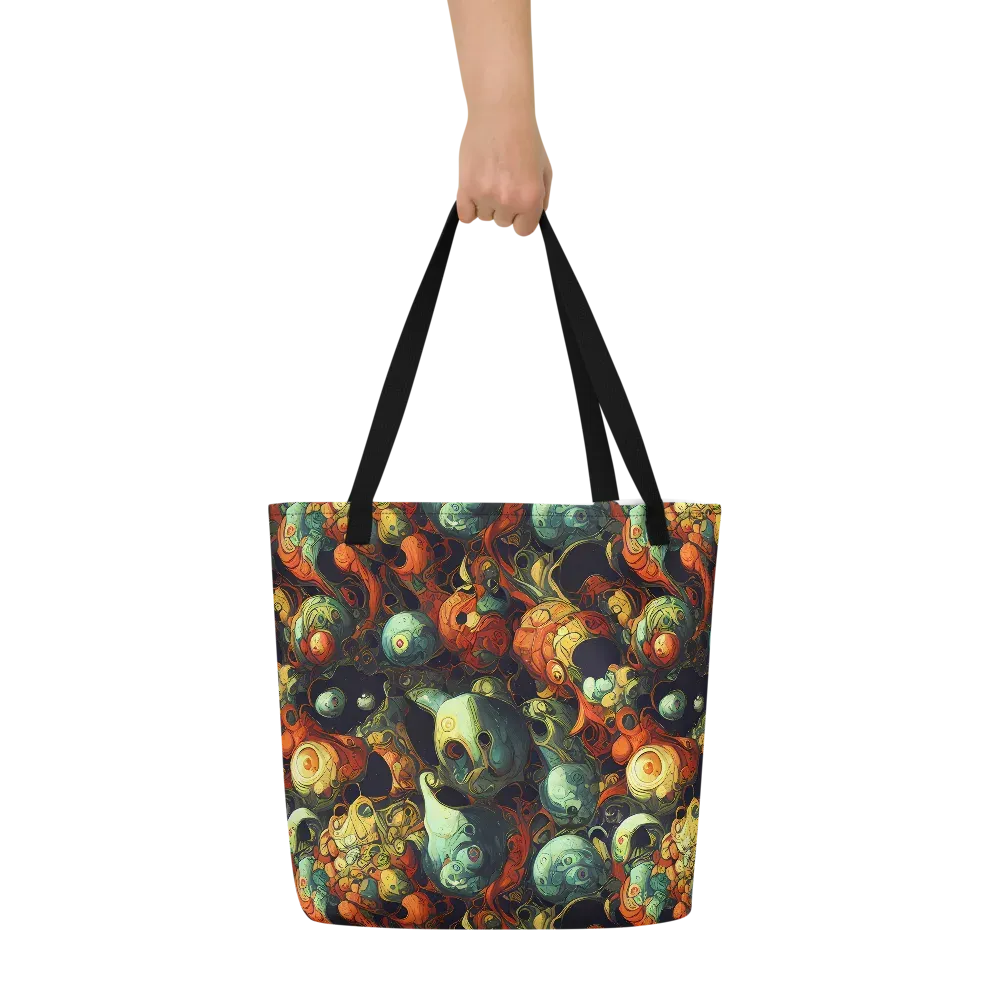 Midnight Mutants on Large Tote Bag W/ Pocket — Front