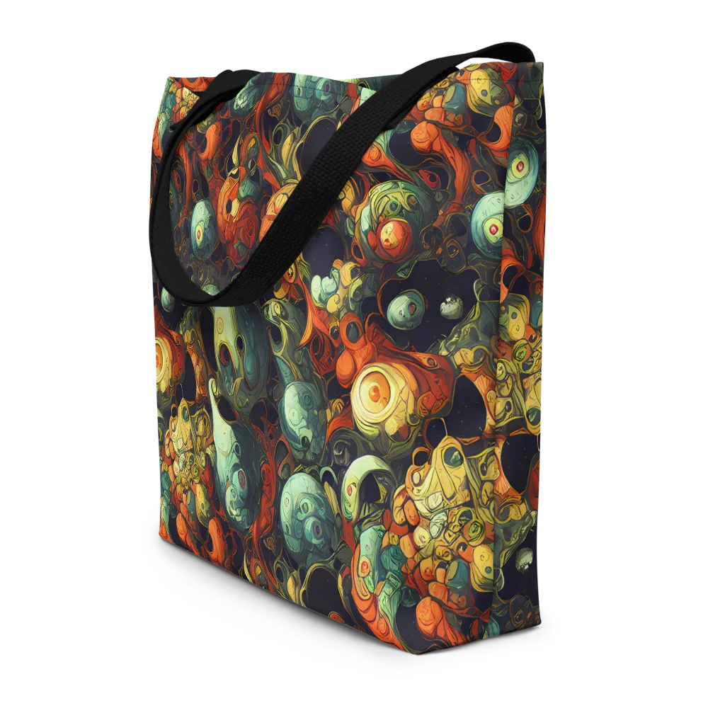 Midnight Mutants on Large Tote Bag W/ Pocket — Front