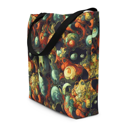 Midnight Mutants on a Large Tote Bag W/ Pocket