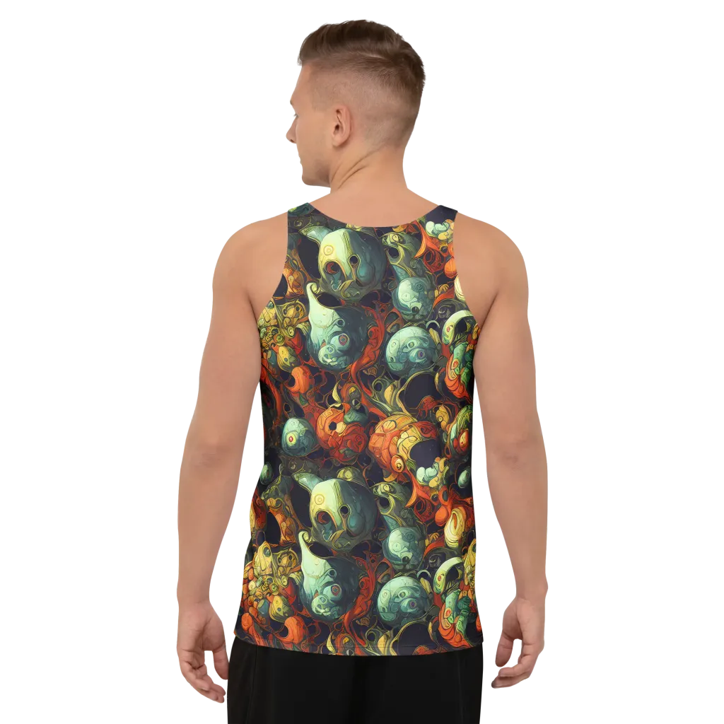 Midnight Mutants on Men's Tank Top — Back