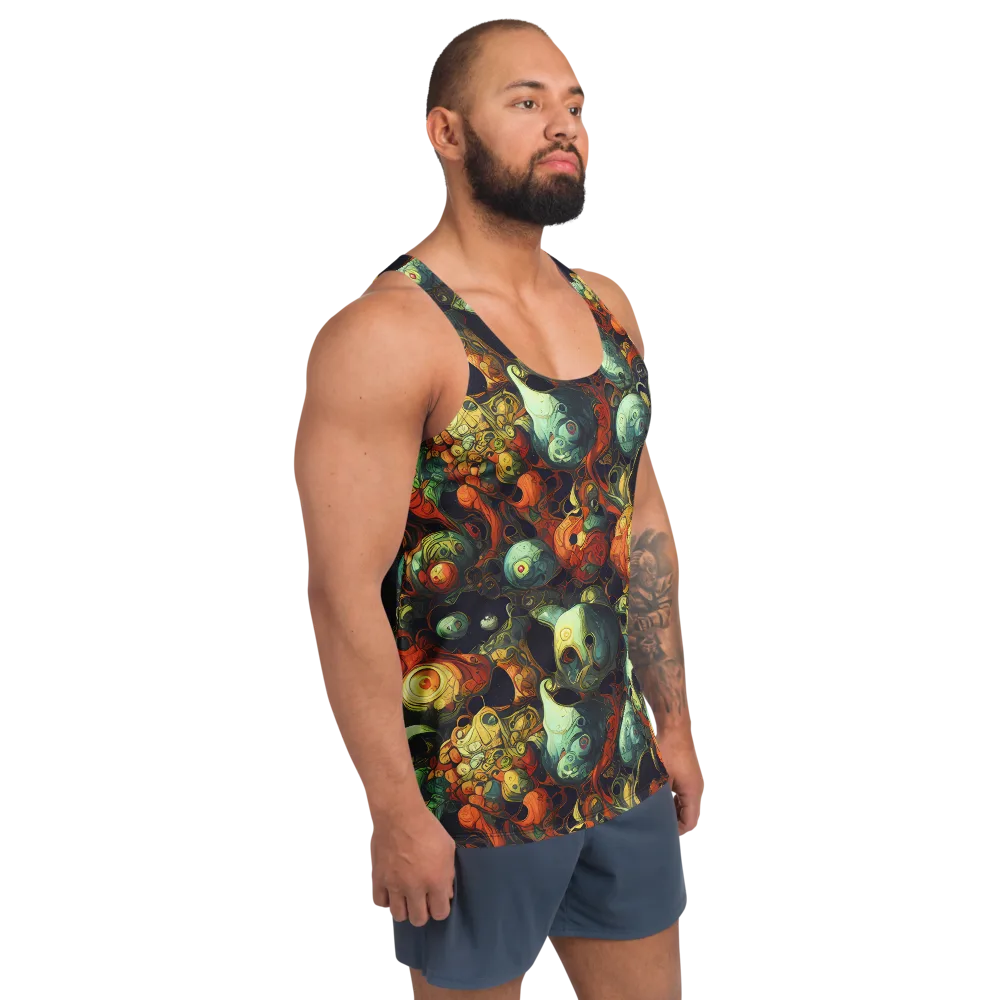 Midnight Mutants on Men's Tank Top — Right Front