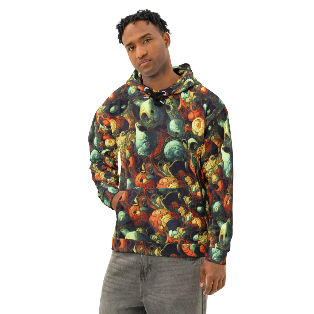 Midnight Mutants on Cotton Hoodie — Left Front